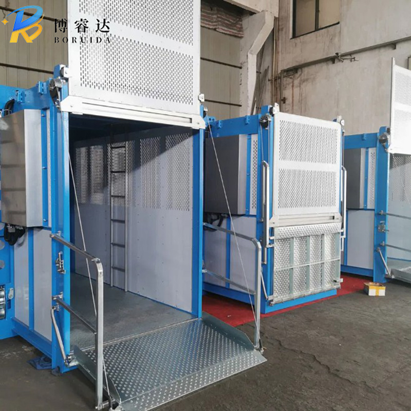 Sc200 Single Cage Construction Building Elevator with Good Performance